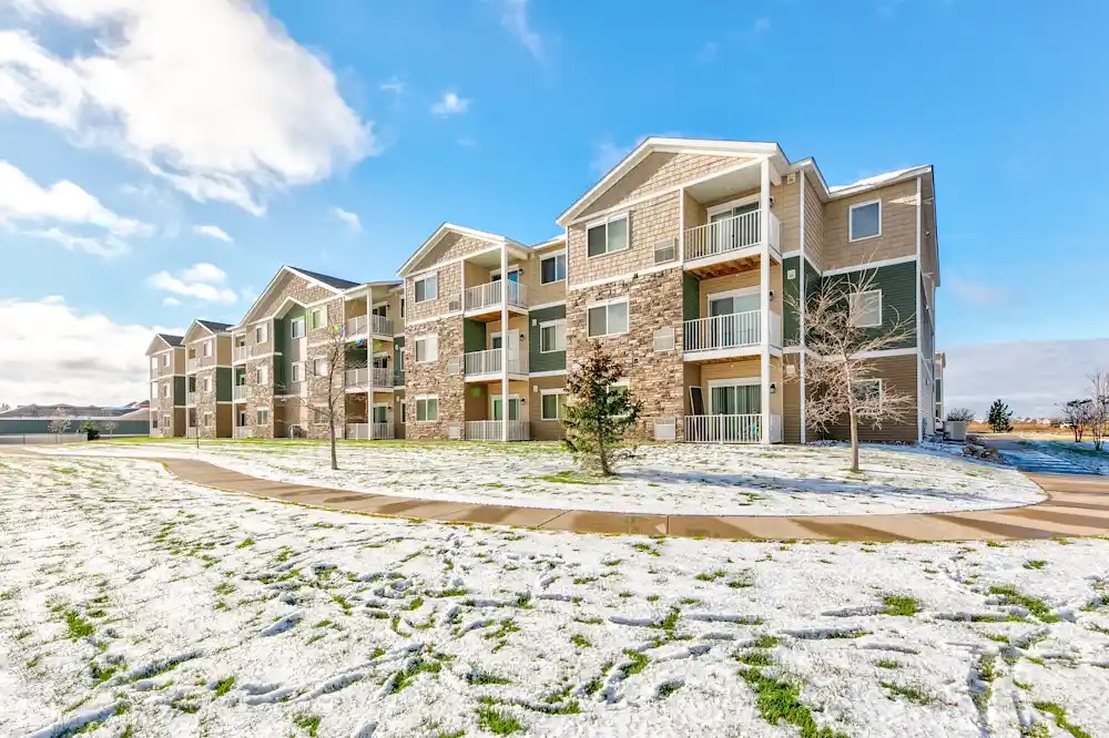 backyard at Northview Apartments located in Sartell MN