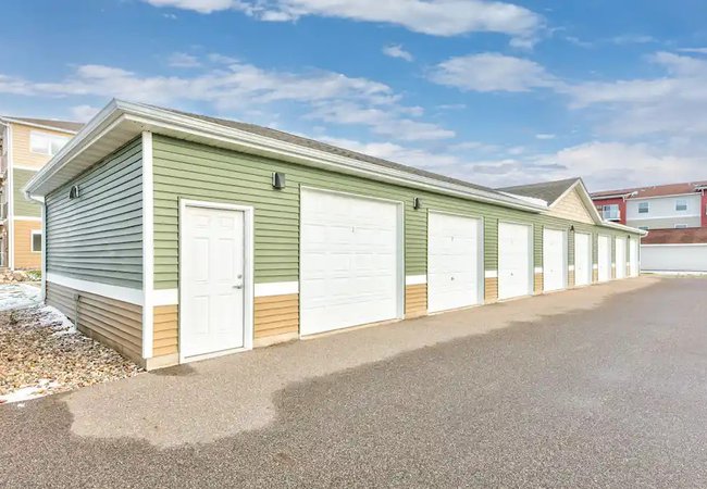 garage at Northview Apartments located in Sartell MN